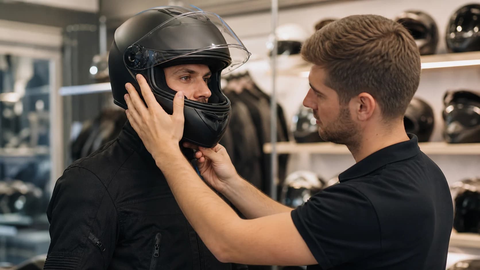 Imagine editorială despre airbag moto: vestă sau sistem integrat